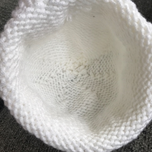 Handmade knit child’s beanie rabbit bunny ears - Picture 3 of 8